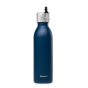 Bouteille isotherme ACTIVE avec bouchon Sport - Matt - Bleu marine - 600ml - Qwetch